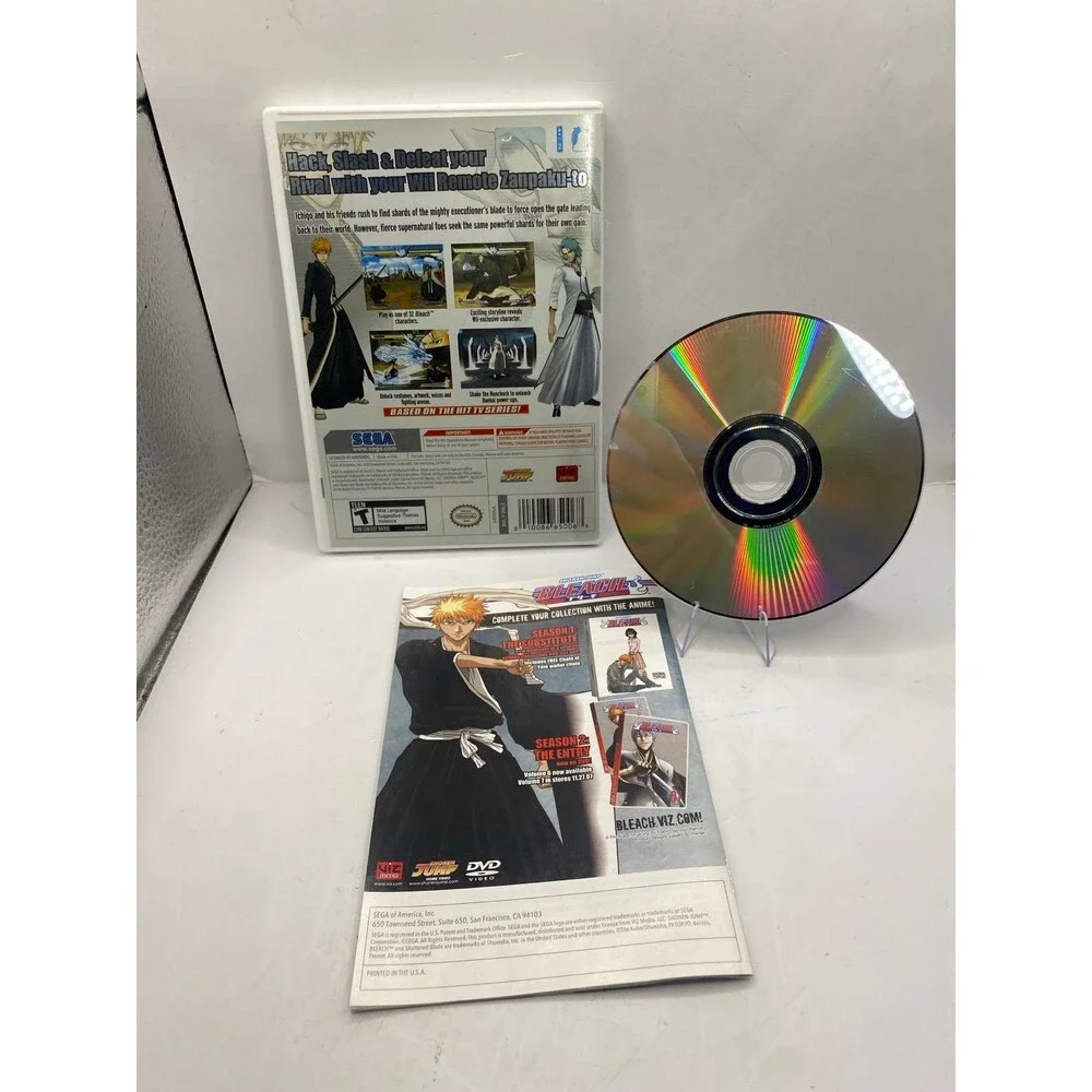 Bleach: Shattered Blade Nintendo Wii 2007 Complete